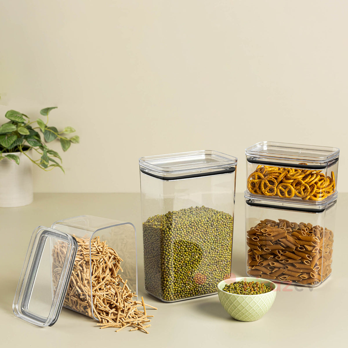 Soft Chef Dikdörtgen Erzak Saklama Kabı 1000 ml