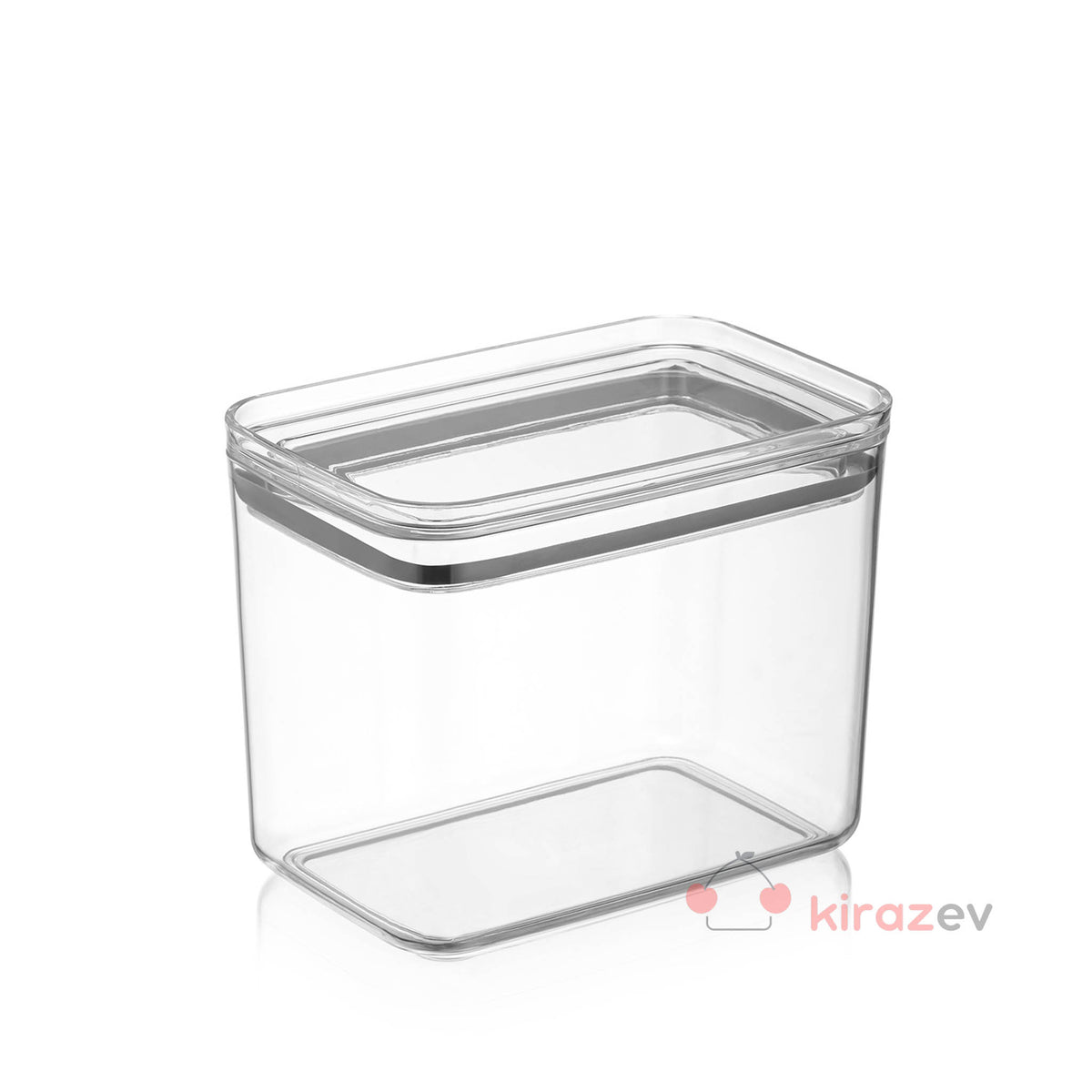 Soft Chef Dikdörtgen Erzak Saklama Kabı 1500 ml - Kiraz Ev