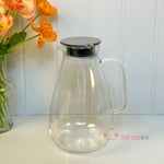 Süzgeç Kapaklı Cam Sürahi