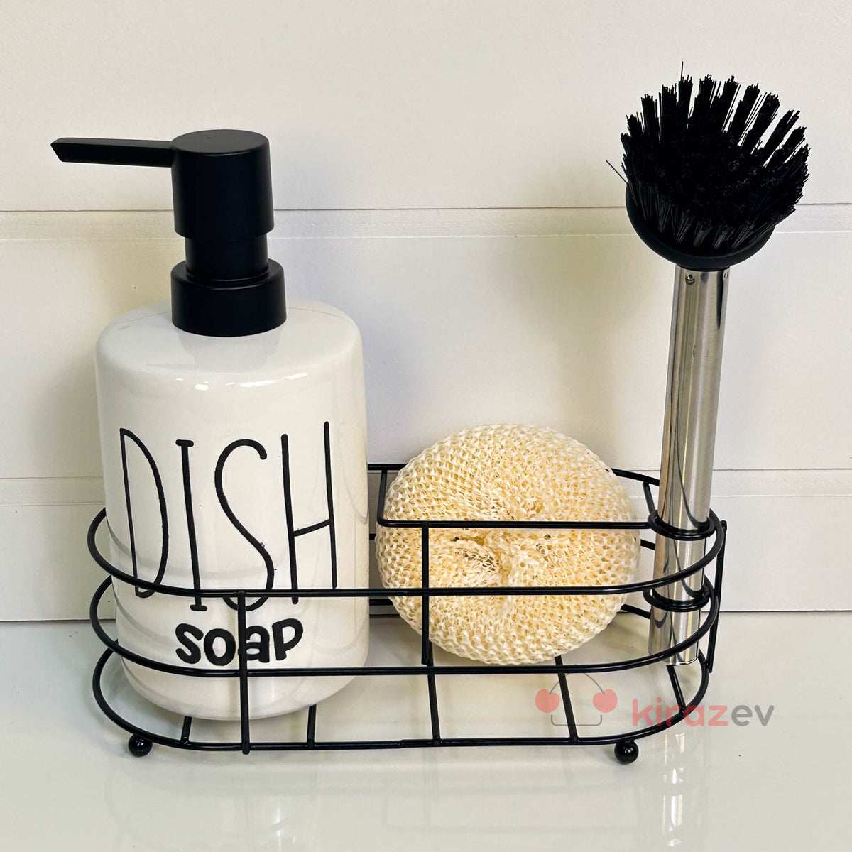 Tel Sepetli Sabunluk & Fırça Seti