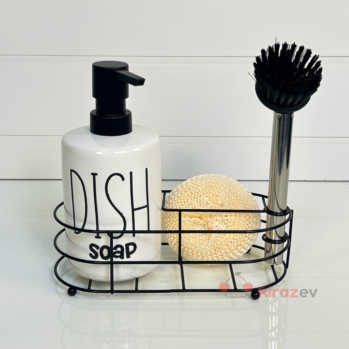 Tel Sepetli Sabunluk & Fırça Seti