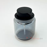 Tombul Siyah Sıvı Sabunluk – Krom Kapaklı