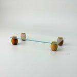 Top Ayaklı Cam Pano Kare