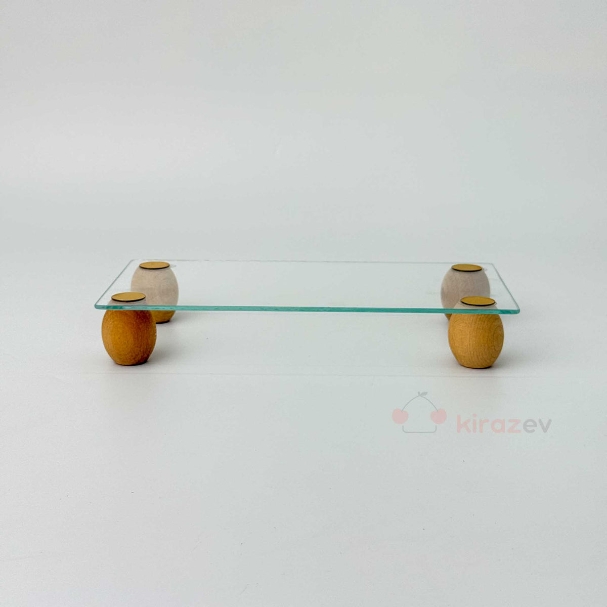 Top Ayaklı Cam Pano Kare