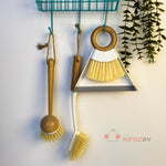 Uzun Saplı Ahşap Temizlik Fırçası