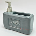 Seramik Sıvı Deterjanlık Hazneli Gri