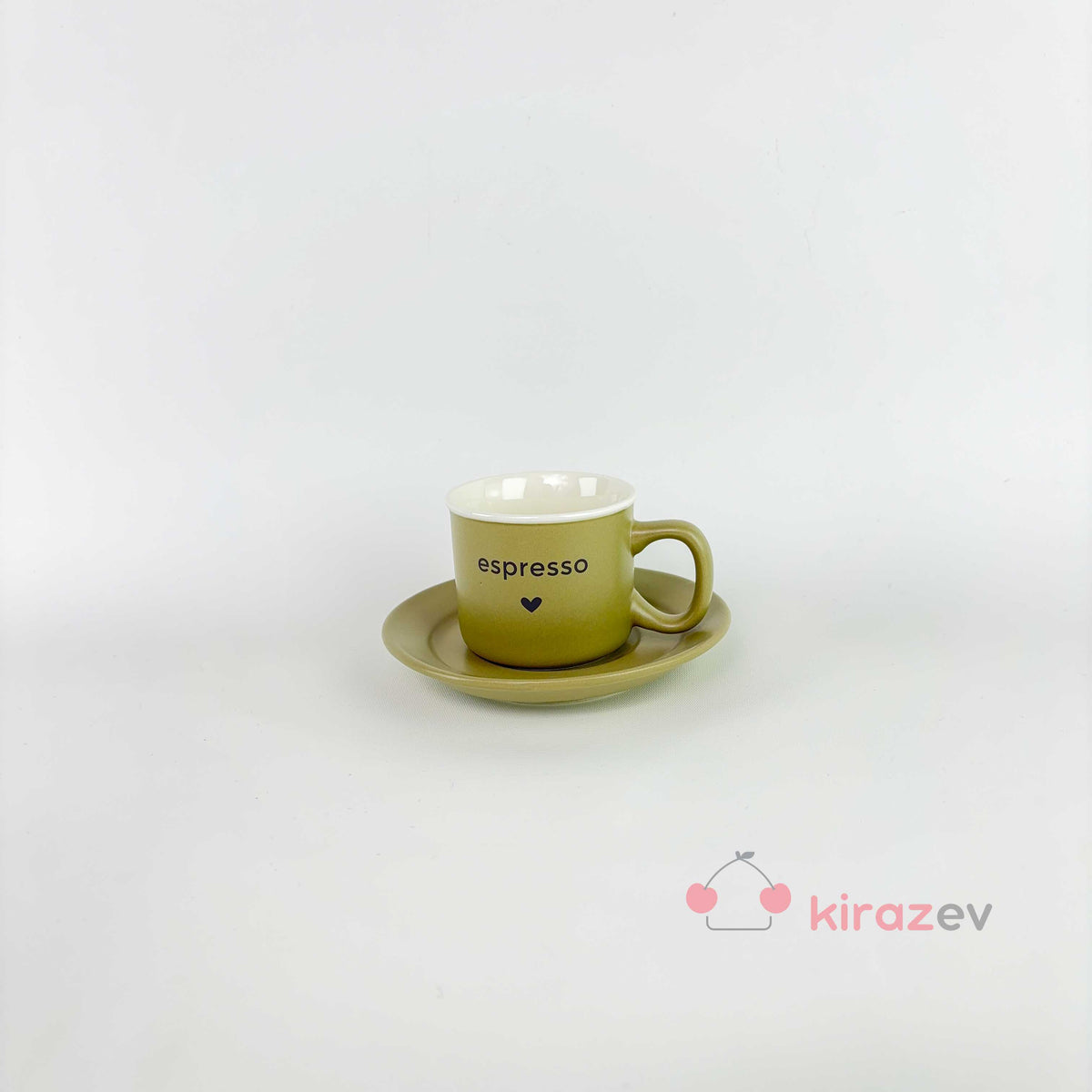 Seramik Espresso Fincan Takımı - 2'li Pastel